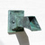 Big-Karlo fountain spout with heavy verdigris patina