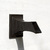 Karlo fountain spout with black patina