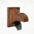 Long throw Kepik fountain spout with Tuscan brown patina