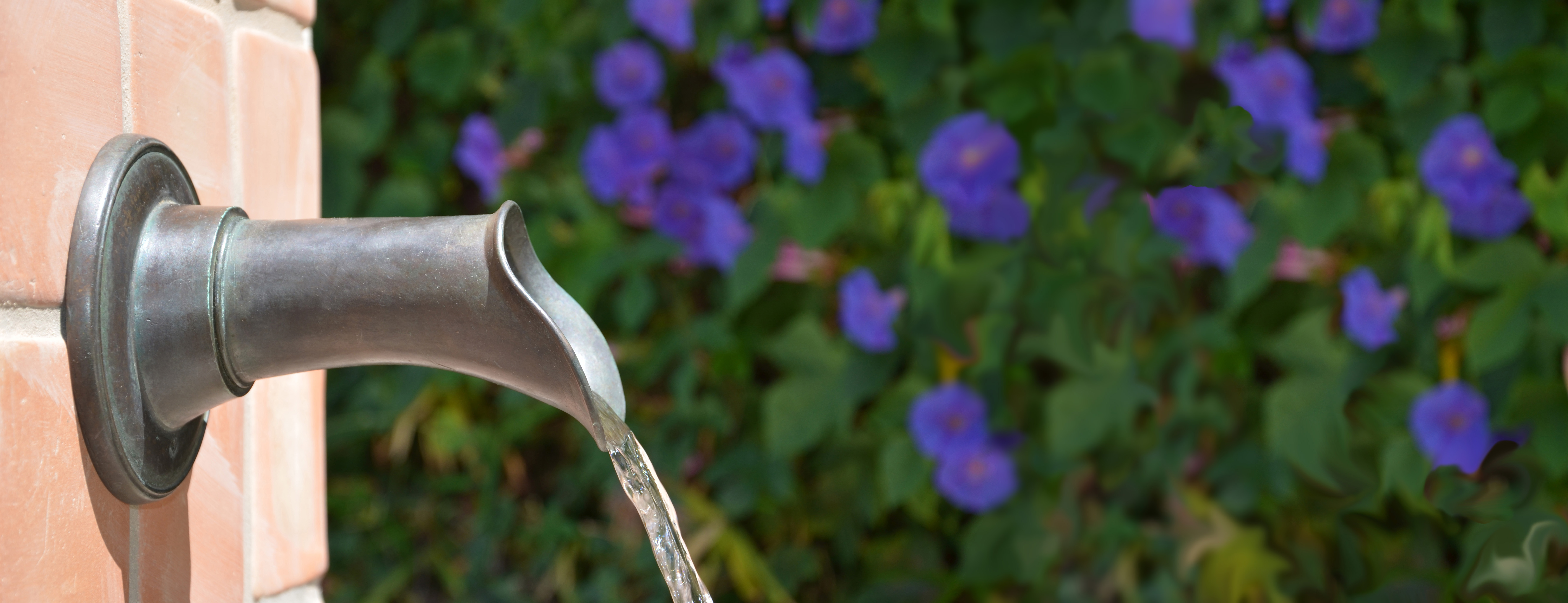 Oona bronze fountain spout