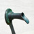 Small-Oona fountain spout with heavy verdigris patina