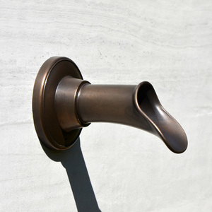 Small Oona fountain spout with traditional patina