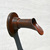 Small-Oona fountain spout with Tuscan brown patina
