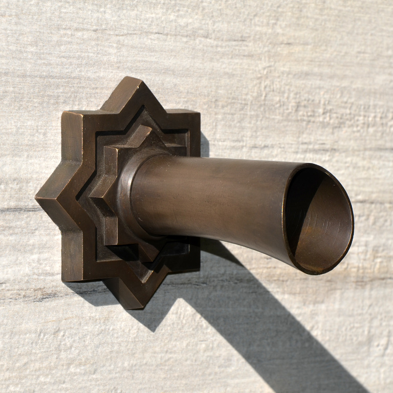 a bronze spout prototype