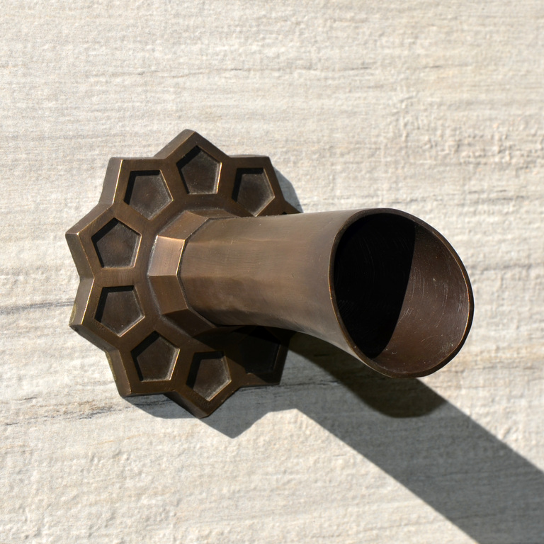 a bronze spout prototype
